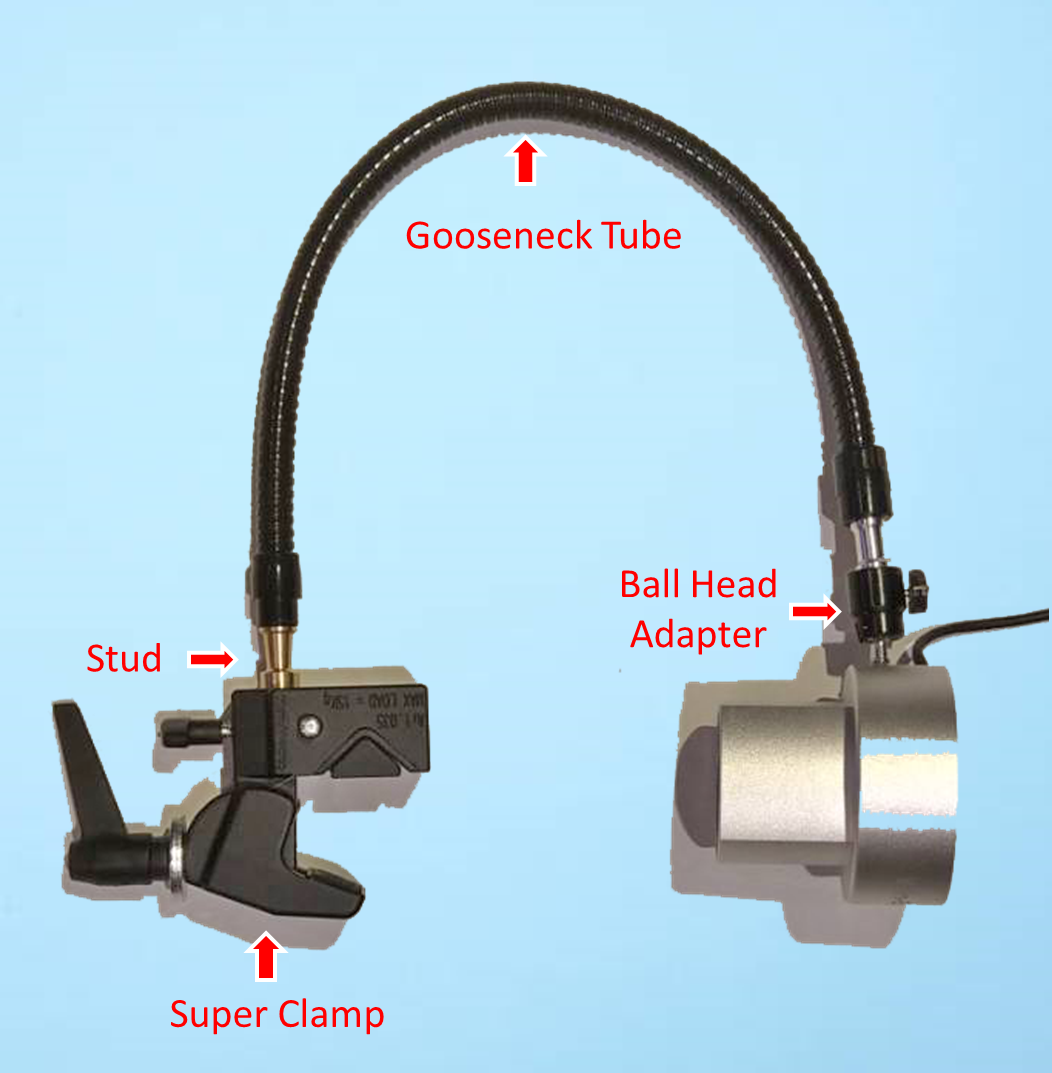 The Camera Stand of the vein detecting device is very flexible and easy to use 
